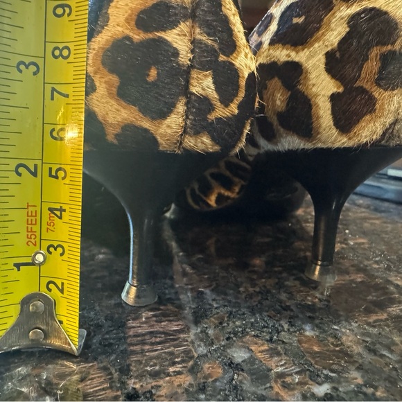 MICHAEL KORS LEOPARD PRINT CALF HAIR CLASSIC PUMPS! Size 10 - Picture 9 of 17